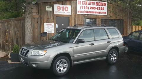 2006 Subaru Forester for sale at De Kam Auto Brokers in Colorado Springs CO