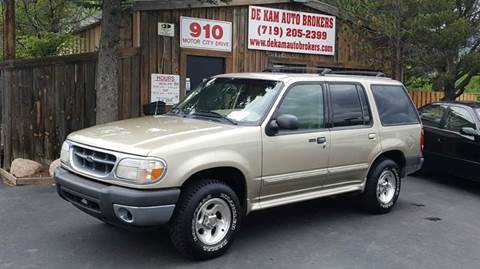 2000 Ford Explorer for sale at De Kam Auto Brokers in Colorado Springs CO