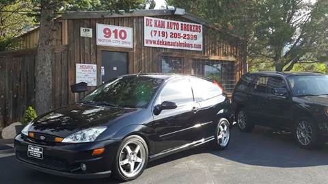 2004 Ford Focus SVT for sale at De Kam Auto Brokers in Colorado Springs CO