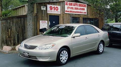2005 Toyota Camry for sale at De Kam Auto Brokers in Colorado Springs CO