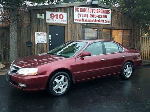 2003 Acura TL for sale at De Kam Auto Brokers in Colorado Springs CO