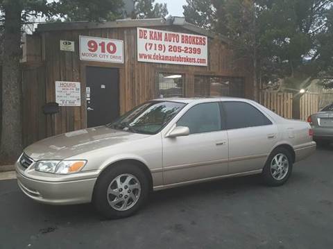 2000 Toyota Camry for sale at De Kam Auto Brokers in Colorado Springs CO