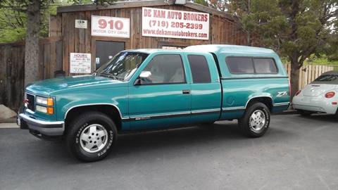 1994 GMC Sierra 1500 for sale at De Kam Auto Brokers in Colorado Springs CO
