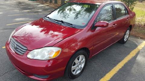 2004 Toyota Corolla for sale at AMERI-CAR & TRUCK SALES INC in Haskell NJ