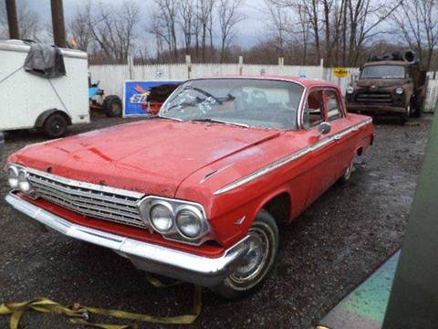 1962 Chevrolet impalla 4 dr for sale at Marshall Motors Classics in Jackson MI