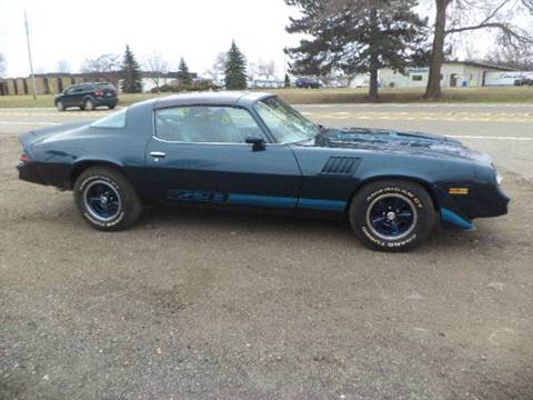 1979 chevy real             z-28 CAMARO for sale at Marshall Motors Classics in Jackson MI