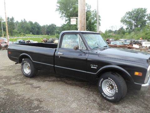 1969 chevy 1/2 for sale at Marshall Motors Classics in Jackson MI