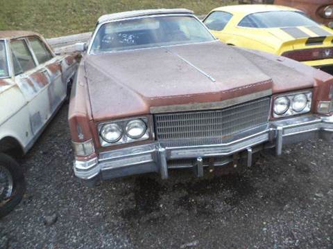 1973 Cadillac Eldorado for sale at Marshall Motors Classics in Jackson MI