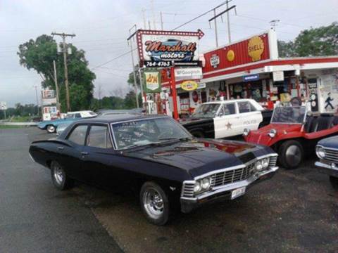 1967 Chevrolet Impala for sale at Marshall Motors Classics in Jackson MI