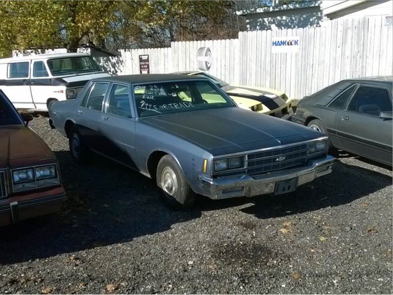 1984 Chevrolet Impala for sale at Marshall Motors Classics in Jackson MI