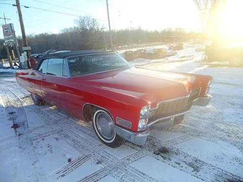 1968 Cadillac Fleetwood for sale at Marshall Motors Classics in Jackson MI