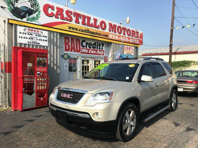 2009 GMC Acadia for sale at CASTILLO MOTORS in Weslaco TX