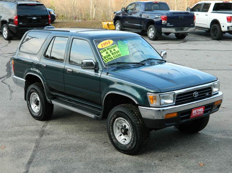 1994 Toyota 4Runner for sale at Bethel Auto Sales in Bethel ME