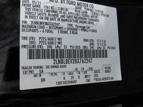 2011 Lincoln Town Car Executive L