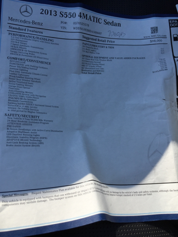 2013 Mercedes-Benz S-Class