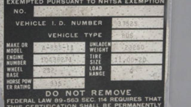 1975 Crown Prison Bus Prison bus
