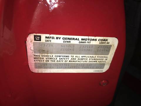 1979 Pontiac Trans Am