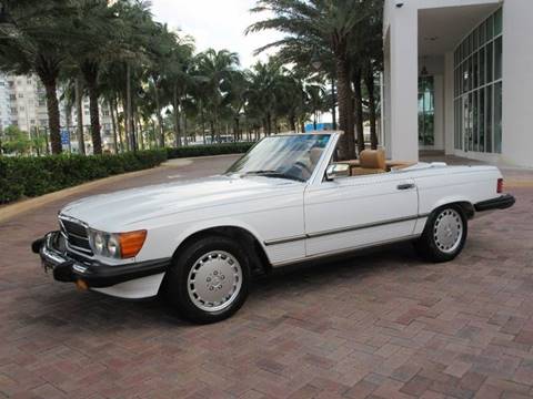 1988 Mercedes-Benz 560-Class for sale at FIRST FLORIDA MOTOR SPORTS in Pompano Beach FL