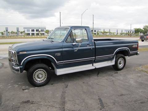 1986 Ford F-150 for sale at HUGH WILLIAMS AUTO SALES in Lakeland FL