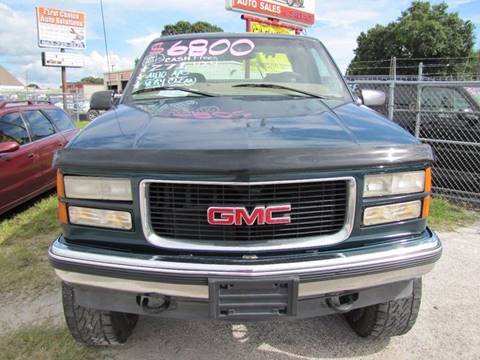 1998 GMC Sierra 1500 for sale at HUGH WILLIAMS AUTO SALES in Lakeland FL