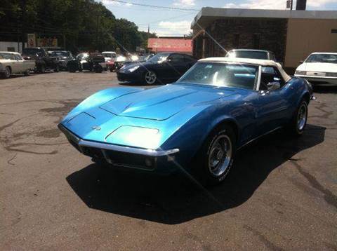 1968 Chevrolet Corvette for sale at ELIZABETH AUTO SALES in Elizabeth PA