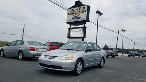 2003 Honda Civic for sale at A & D Auto Group LLC in Carlisle PA