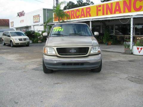 2001 Ford F-150 for sale at MOTOR CAR FINANCE in Houston TX