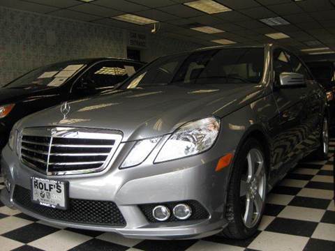 2010 Mercedes-Benz E-Class for sale at Rolfs Auto Sales in Summit NJ