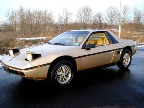 1986 Pontiac Fiero for sale at New Jersey Auto Wholesale Outlet in Union Beach NJ