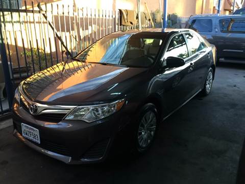 2012 Toyota Camry for sale at 2955 FIRESTONE BLVD in South Gate CA