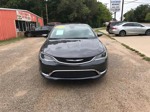 2015 Chrysler 200 for sale at MENDEZ AUTO SALES in Tyler TX