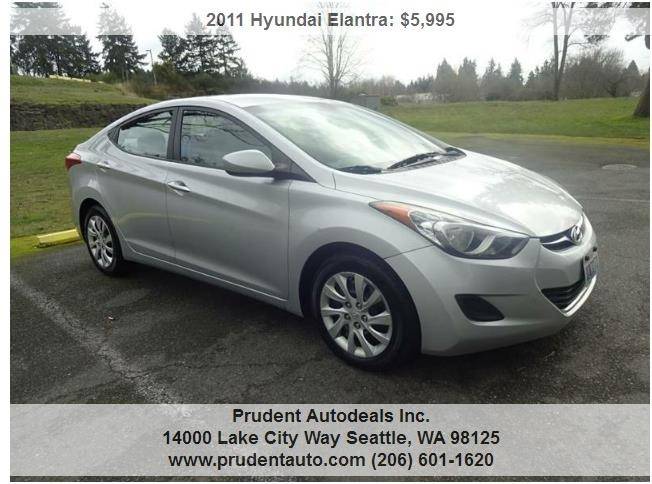 2011 Hyundai Elantra for sale at Prudent Autodeals Inc. in Seattle WA