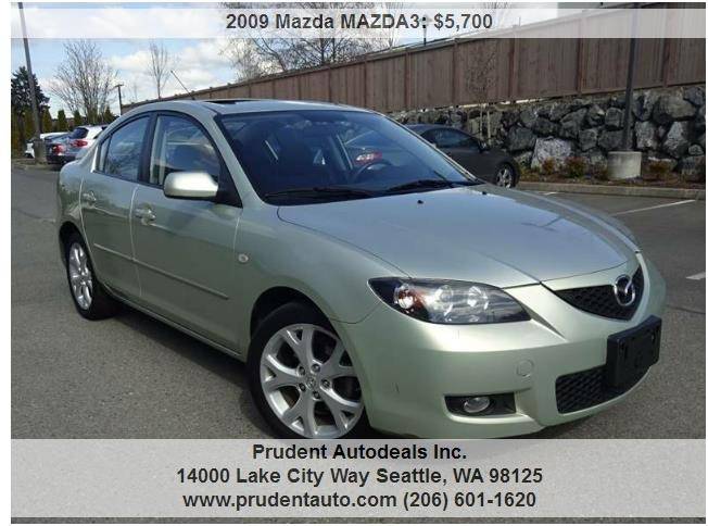 2009 Mazda MAZDA3 for sale at Prudent Autodeals Inc. in Seattle WA