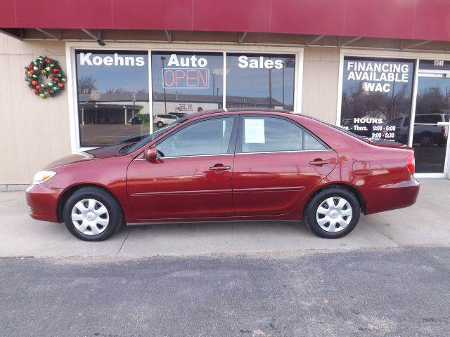 2002 Toyota Camry for sale at Koehn's Auto Sales and OK Car Rentals in Mcpherson KS
