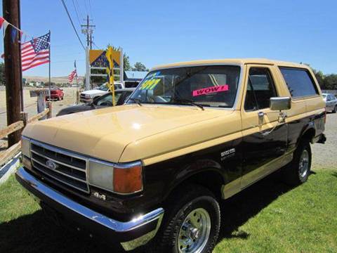 1989 Ford Bronco for sale at Auto Depot in Carson City NV