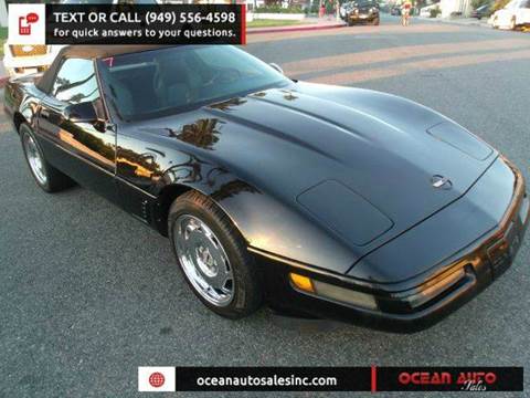 1996 Chevrolet Corvette for sale at OCEAN AUTO SALES in San Clemente CA