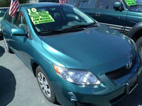2010 Toyota Corolla for sale at OCEAN AUTO SALES in San Clemente CA