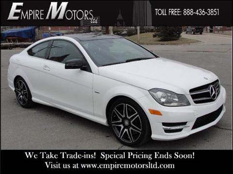 2013 Mercedes-Benz C-Class for sale at Empire Motors LTD in Cleveland OH