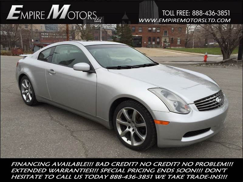2003 Infiniti G35 for sale at Empire Motors LTD in Cleveland OH