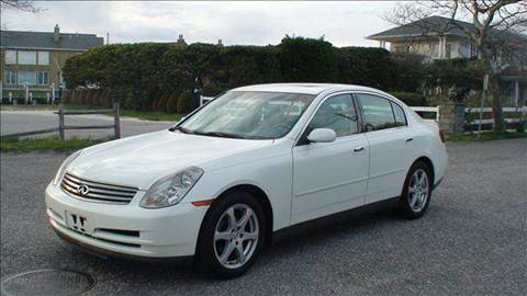 2003 Infiniti G35 for sale at ACTION WHOLESALERS in Copiague NY