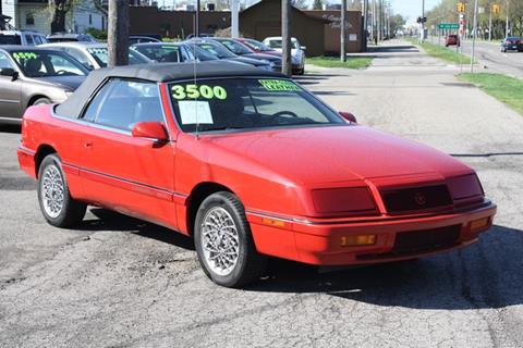 1992 Chrysler Le Baron for sale at MICHAEL'S AUTO SALES in Mount Clemens MI