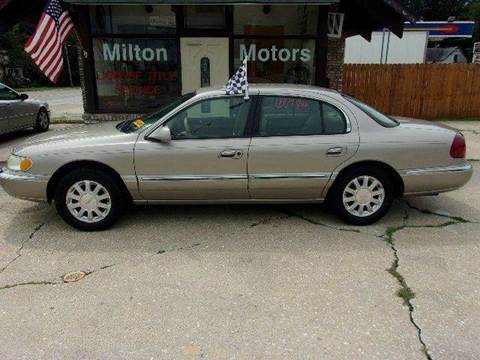 2001 Lincoln Continental for sale at Milton Motors Of Alton in Alton IL