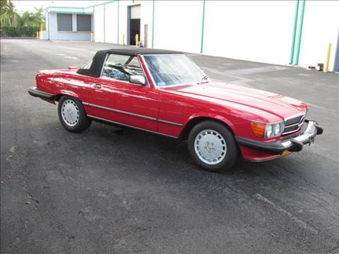 1989 Mercedes-Benz SL-Class for sale at VA Leasing Corporation in Doral FL