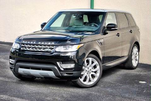 2014 Land Rover Range Rover Sport for sale at VA Leasing Corporation in Doral FL