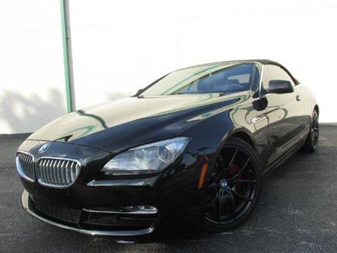 2012 BMW 6 Series for sale at VA Leasing Corporation in Doral FL