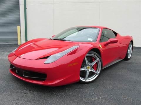 2012 Ferrari 458 Italia for sale at VA Leasing Corporation in Doral FL