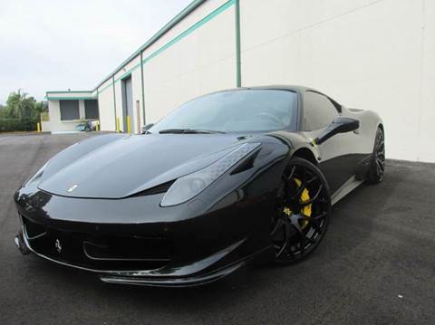 2010 Ferrari 458 Italia for sale at VA Leasing Corporation in Doral FL