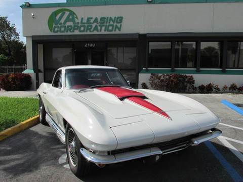1967 Chevrolet Corvette for sale at VA Leasing Corporation in Doral FL