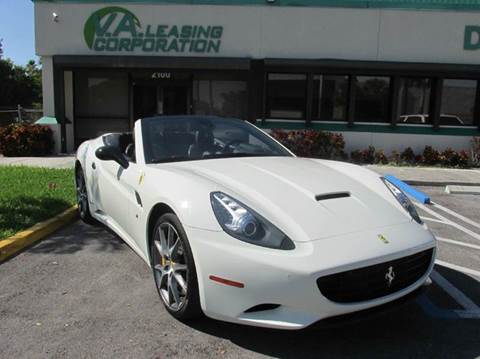 2013 Ferrari California for sale at VA Leasing Corporation in Doral FL