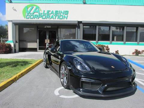 2016 Porsche Cayman for sale at VA Leasing Corporation in Doral FL